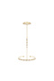 Steel Baguette Stone Clamp Şahmeran Gold