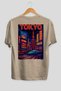 Tokyo Japan Beige Oversize Country City Back Printed Unisex T-Shirt 100% Cotton Premium
