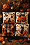 Halloween Decorative Throw Pillow Cover 43X43 cm Halloween Pumpkin Ghost Black Cat Patterned Home Decor - 2