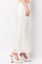 Women Embroidered Maxi Skirt, Ivory - 4
