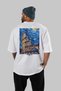 Colosseum Italy 2 White Oversize Country City Back Printed Unisex T-Shirt 100% Cotton Premium - 4