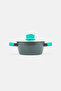 Non-Stick Aluminum Dutch Oven With Lid 20cm, Grey - 2