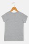 Toddlers Girl Crew Neck Short Sleeve Micky And Friends Print T-Shirt, Grey - 3