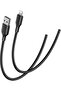 USB to Lightning 2A 1m Cable in Bag - RobustLine - Black - 2