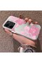 Redmi 15C 5g Compatible Silicone Edge Hard Back Case Couple Phone Case with Floral Pattern - 2
