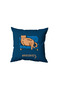 Hallederiz Written Cat Pillow, Funny Gift