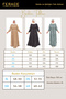 Women's Plus Size Crispy Fabric Button Dress - 2