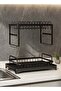 2-Tier Dish Drying Rack – Save Space Dish Rack with Utensil Holder, Cutting Board Holder & Drainboard Tray | Large Capacity, Rustproof Kitchen Drainer, 42 * 30 * 29cm, Black - 3