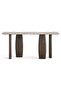 ZINNIA CONSOLE TABLE MARBLE- BROWN - 6