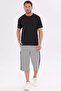 Men's Athlete Crew Neck T-Shirt Black-5017 - 4