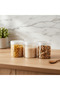 3-Piece Clear Plastic Jar Set - 850 ml - 10×12 cm - 4