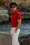 Men's 100% Cotton Standard Fit Polo Collar Basic T-Shirt - 3