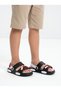 Boy's Black Double-Strapped Sandals - 5