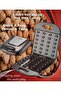 24-Cavity Electric Nut Biscuit Maker with Non-Stick Coating - 1400W - 5