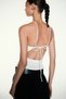 Halter yaka dokulu top - 6