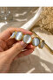 Special Glass Stone Full Circle Bracelet, Light-Dependent Color Changing Elegance, 12 Stones, Premium Design - 3