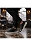 Black Color Metal Sole Sneaker - 5