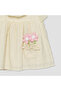 Round Neck Short Sleeves Top and Shorts Set with Floral Appique - 6