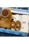 Newborn Gift Set - 7 Pieces with Special Box - Plush Toy - Brown Shoes - Muslin Blanket - Unisex - 8