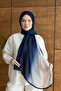 شال مصنوع من قماش الموسلين بنسبة 100% بتدرج لوني - 5