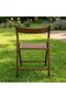 Wooden Folding Chair – Solid Wood Indoor & Outdoor Folding Chair, Space-Saving, Sturdy & Comfortable - 3