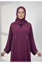 Dania Scattered Bead Abaya – Nida Fabric-855 - 2