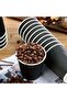 100Pcs 12oz Ripple Coffee Cups with Lids Disposable Cups for Takeaway Coffee, Tea or Hot Drinks -Black - 2