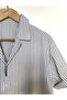 Cotton Textured Summer Short-Sleeved Men's Shirt - 3