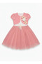 Girl's Special Occasion Tulle Dress with Bolero and Accessories - 3