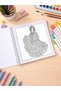 Elegant Outfits Coloring Book – 24X20 cm I 40 Visuals I for Children and Adults - 3