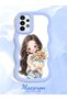 Samsung Galaxy A13 4g Compatible Case Camera Protector Blue Silicone Couple Phone Case Girl Pattern - 2