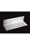 Stainless Steel Adhesive 24cm Shower Shelf - Instant Easy Installation - No Screws - No Drilling!