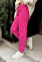 Women's Fuchsia Mom Jean Pants High - 2