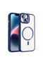 iPhone 13 Case with Camera Stand, Magsafe Supported, Transparent Back, Silicone Senk - 2