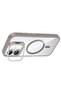 iPhone 16 Plus Case with Camera Stand Magsafe Supported Transparent Back Silicone Vrdr - 2