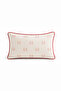 Crab Red Ribbed Throw Pillow Cover - 5