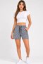 Girl's Premium Swim Shorts with Zipper Pockets and Mesh Lining - Black - 2
