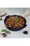 Elissa Embossed Round Oven Dish Cobalt 32.5 cm