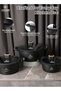 Life Smile 6Pcs Non-Stick Cookware Sets-Titanium Coating Cookwares, Cooking Set Non-Stick Includes 16/20/24cm Casserole with Lid,Oven Safe Aluminium Pots Set - 5