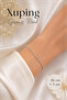Silver Color Women's Bracelet with Beads 16 cm + 3 cm - 5