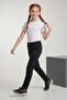 Unisex Children's Ribbed Waist Canvas School Pants - 4