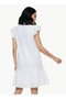 SLEEVELESS SCHFFLI DRESS WITH RUFFLES - 4