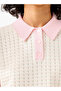 SHORTS SLEEVE KNIT TOP - 5