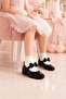 Daily Girls' Ballerinas with Orthopedic Insole and Bow Detail - 6