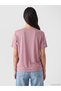 Vizyon New Season Pink V-Neck Women's T-Shirt - 4