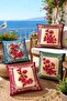 Violet Patterned 4-Piece Throw Pillow Cover Set - 2