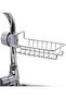 Kitchen Bathroom Shower Faucet Top Rack Soap Sponge Hanger Shelf Single Layer