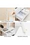 - Clothes Rack with 4 Drawers, Storage Closet with Metal Frame and Wooden Top, Clothes Rack with Hanging Bar and 2 Side Hooks, Freestanding Closet for - 2