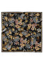 Cotton Silk Scarf with Floral Pattern Ls2206 - 3
