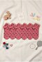 Girl's Pink Patterned 6-Piece Booties Socks Set for 11-12 Years Old